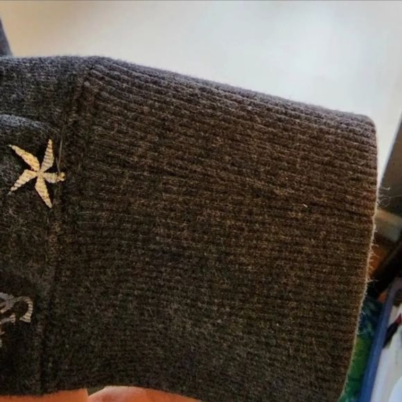GUESS Jeans Stars & Logo Zip Up Hoodie Sweater xs - Picture 4 of 7